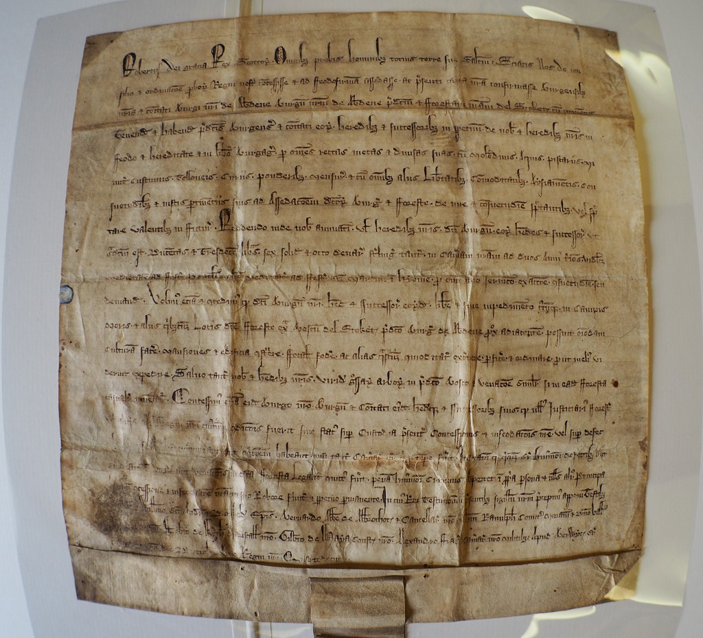 The original 700 year old Stocket Charter