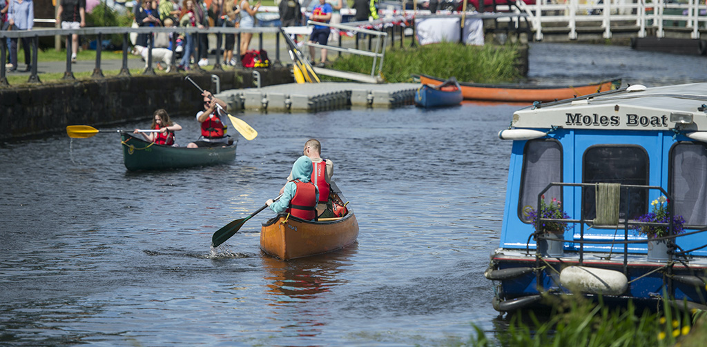 Messing about on the river at Glasgow Canal Festival 2019