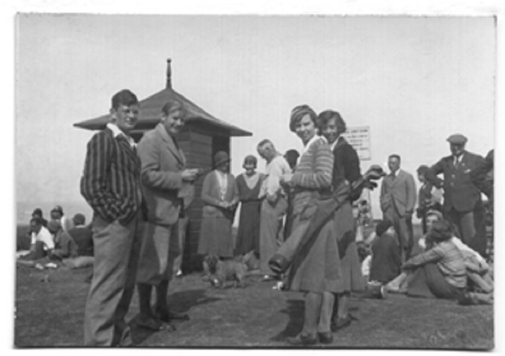 A shot from bygone days at Crail Golf Club