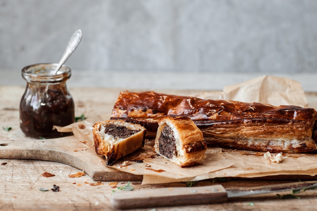 A venison sausage roll by Gosia Baker (Photo: Farmison &amp; Co)