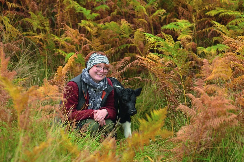 Maddy Norval, who took over her croft in Rogart in Sutherland in 2014  (Photo: Angus Blackburn)