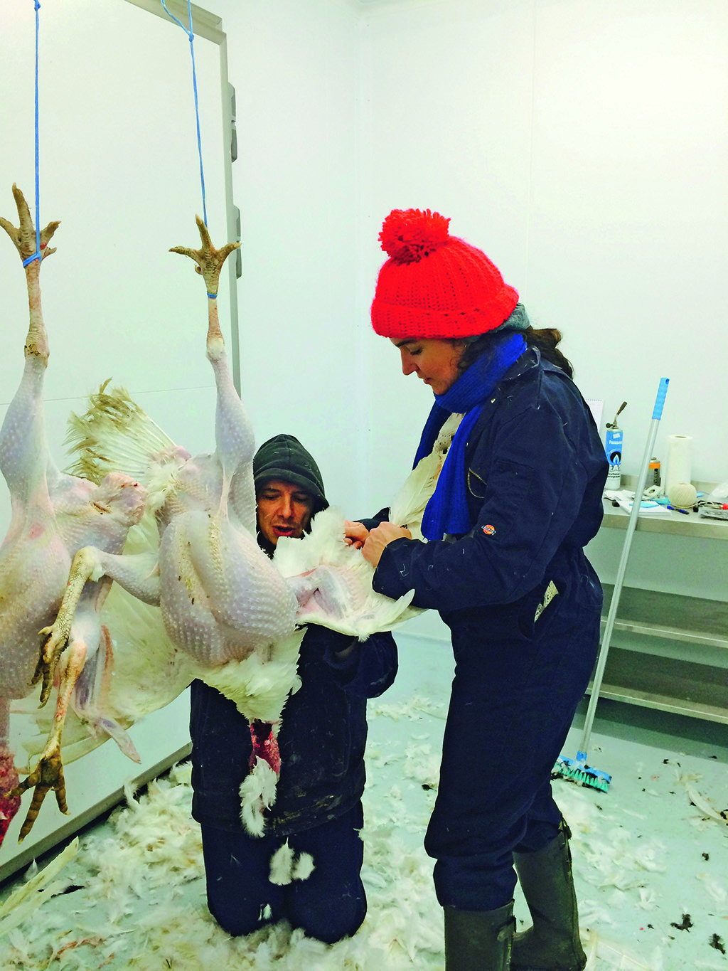 Lucy Beattie raises between 50 and 100 turkeys each year on her farm in Ullapool