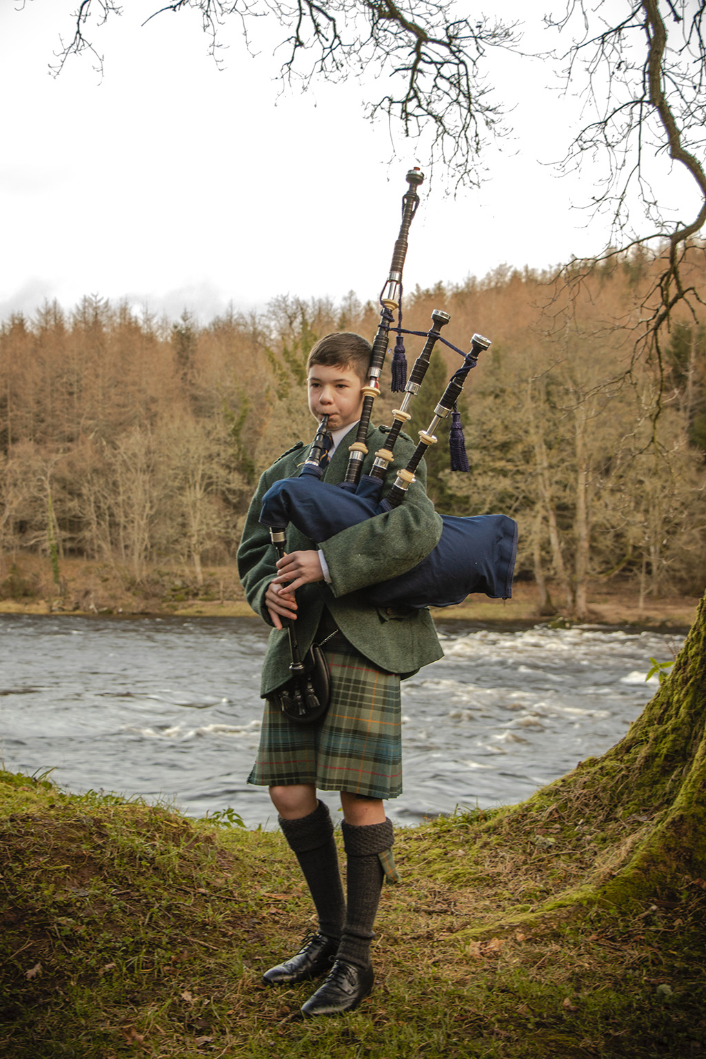 Piper Stan Brodie (Photo: Strathallan School)