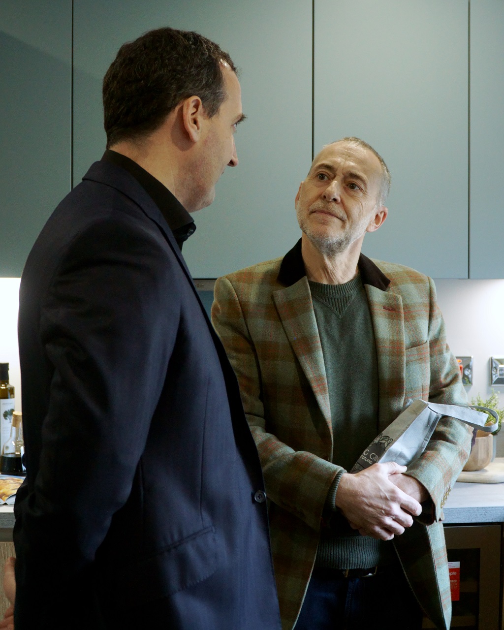 Allanwater Homes managing director David Stirling and Michel Roux Jnr