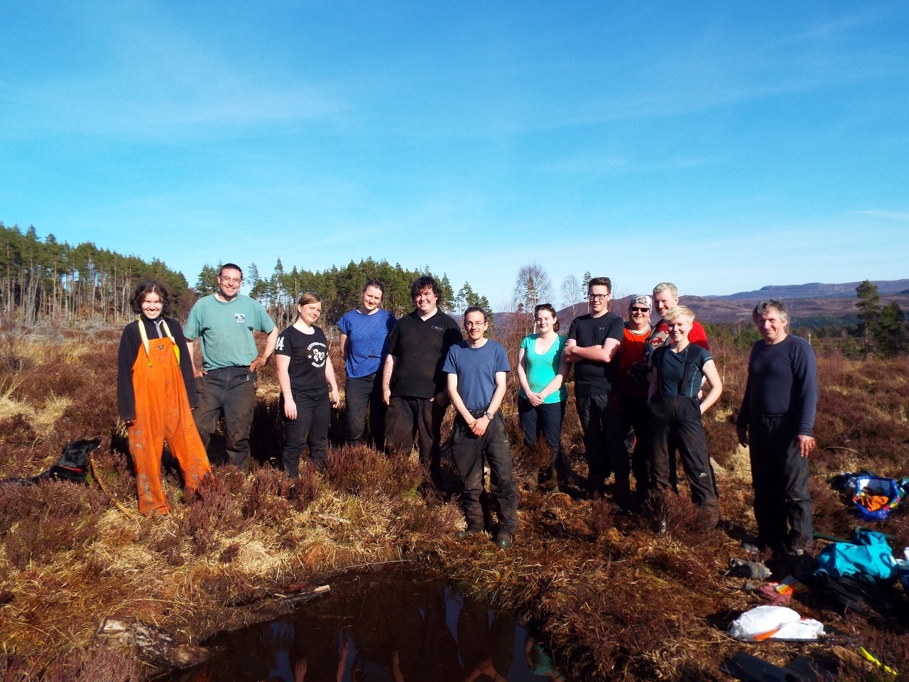 Bog Squad volunteers (Photo: Melissa Shaw)