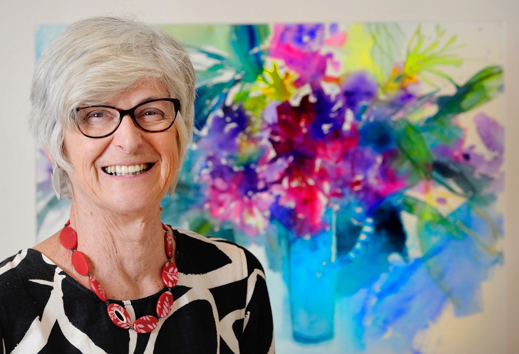 Painter Hazel Campbell  (Photo: Colin Hattersley)