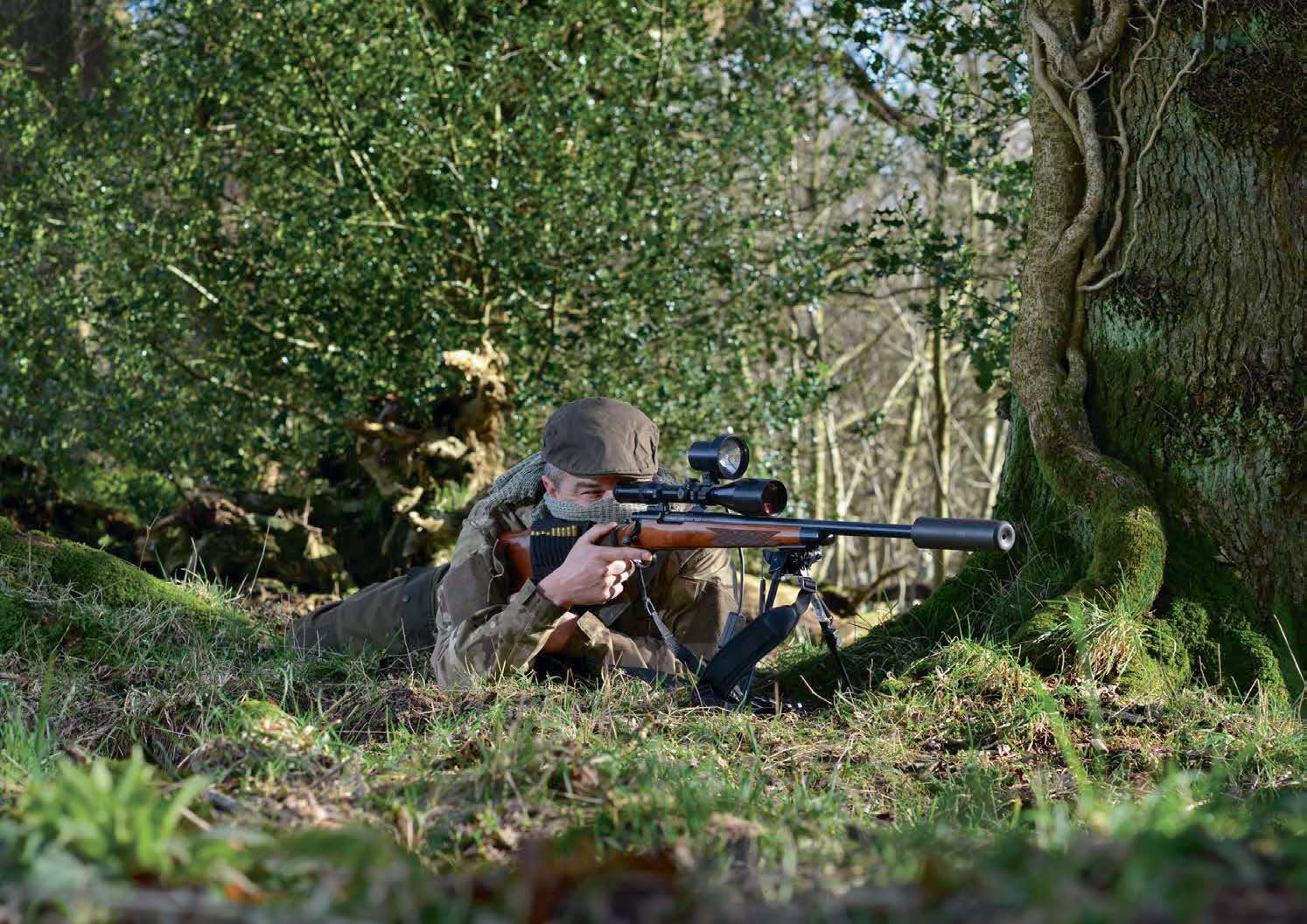 Wildfowling takes place from September to February but Robbie Cowan also has to control vermin and stalk roe deer