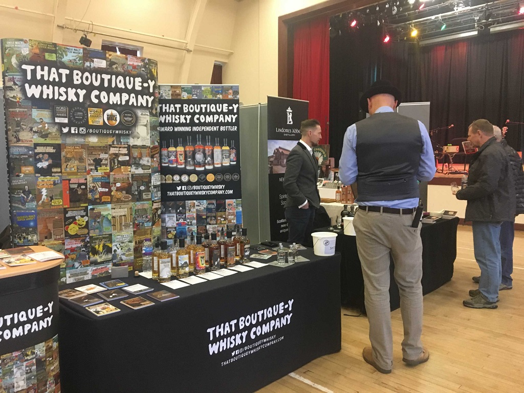 One of the stalls at a previous Fife Whisky Festival