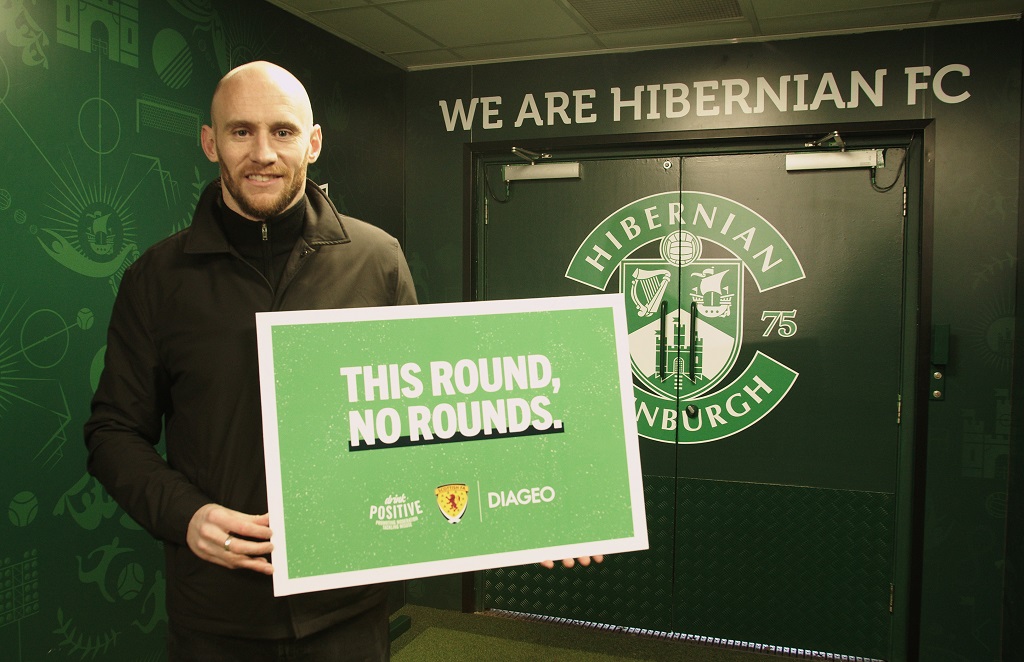 Hibs captain David Gray is backing the This Round No Rounds campaign