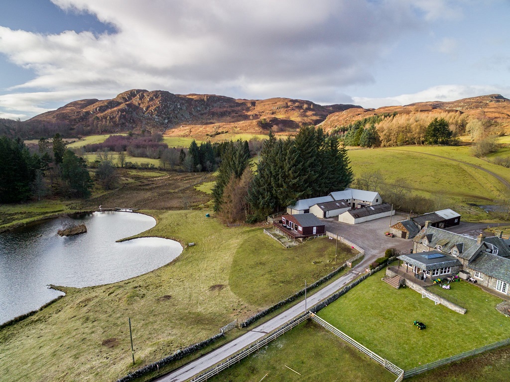 Cardney Steading in Perthshire