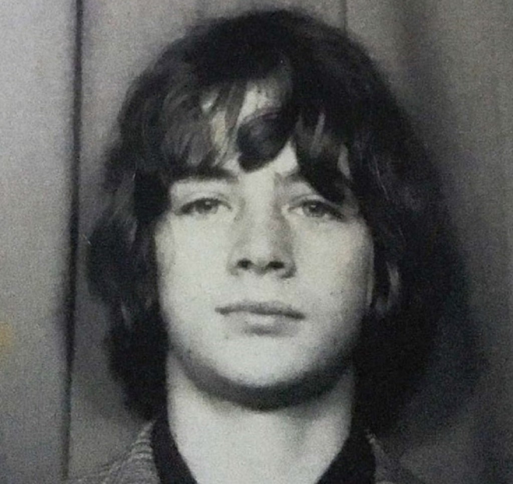 Craig Robertson’s passport photograph for the family’s first foreign holiday to Spain when he was around 15.(Photo: Angus Blackburn)
