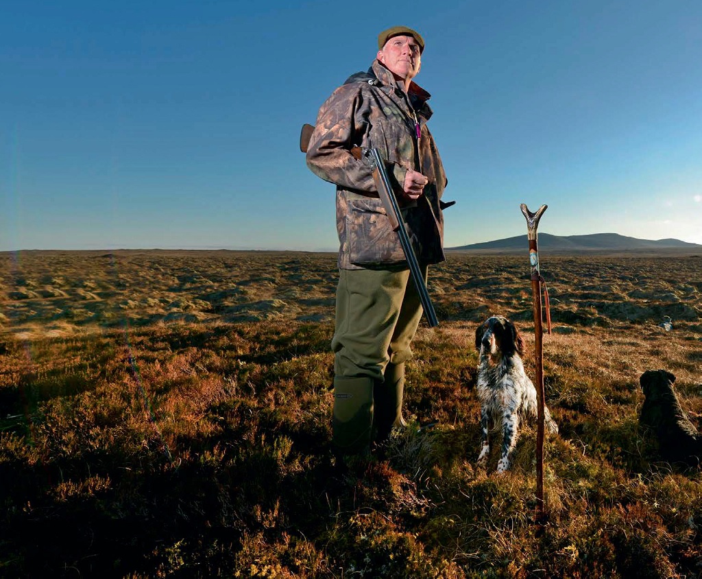 Barvas gamekeeper Angus Macleod stands on the estate’s moor (Photo: Angus Blackburn)