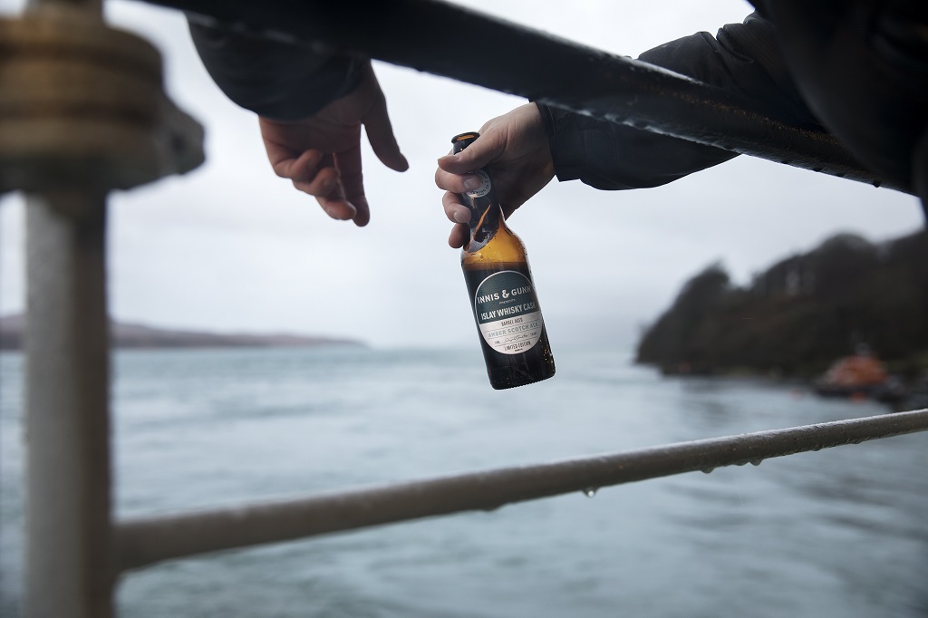 Campaign for Amber Scotch Ale, limited edition for Innis &amp; Gunn, Island of Islay, Scotland.