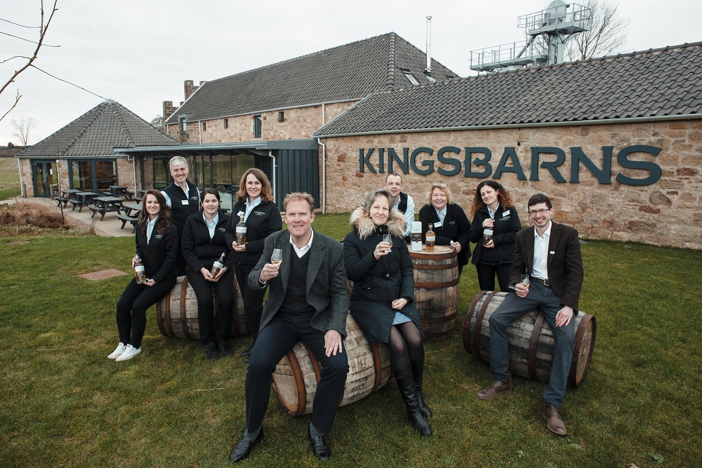 The Kingsbarns Distillery celebrate the launch of the new whisky  (Photo: Maverick Photo Agency)