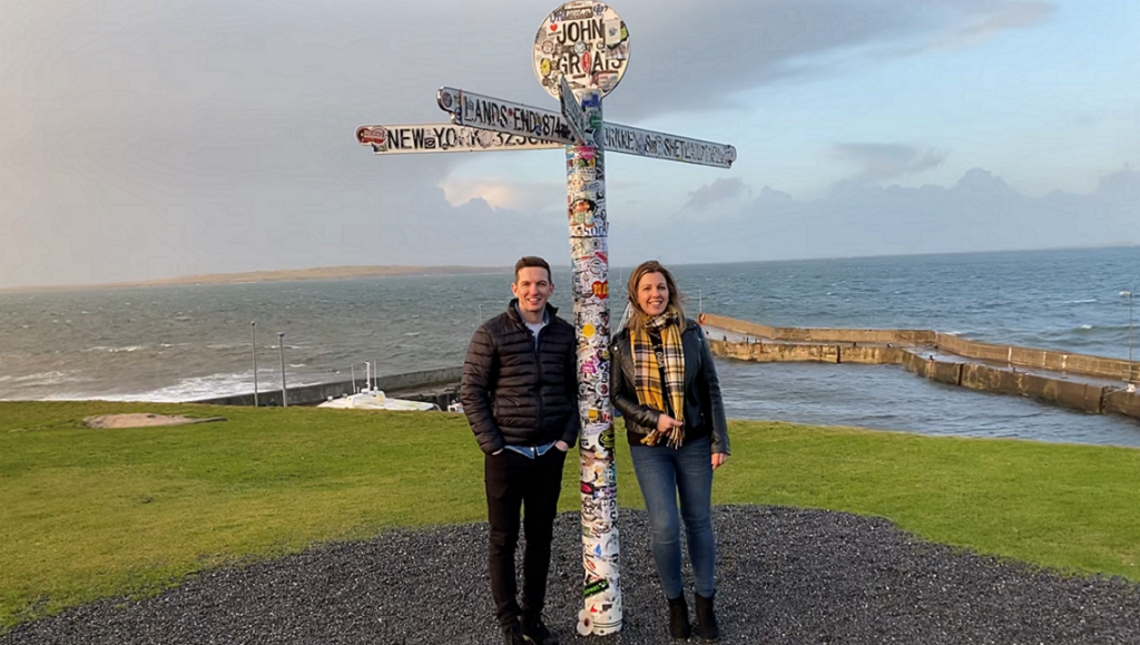 John O'Groats husband and wife team Kerry and Derek Campbell