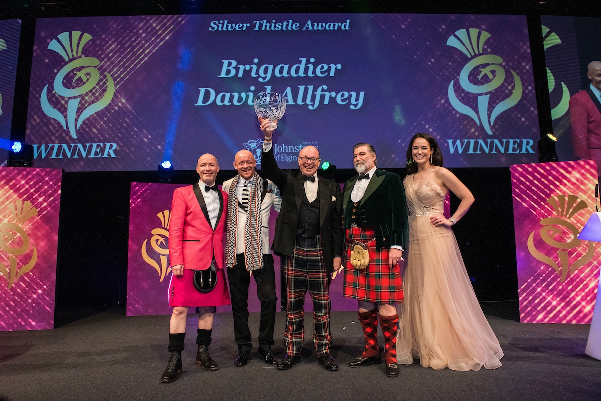 Brigadier David Allfrey receives his spacial award (Photo: Chris Watt) 