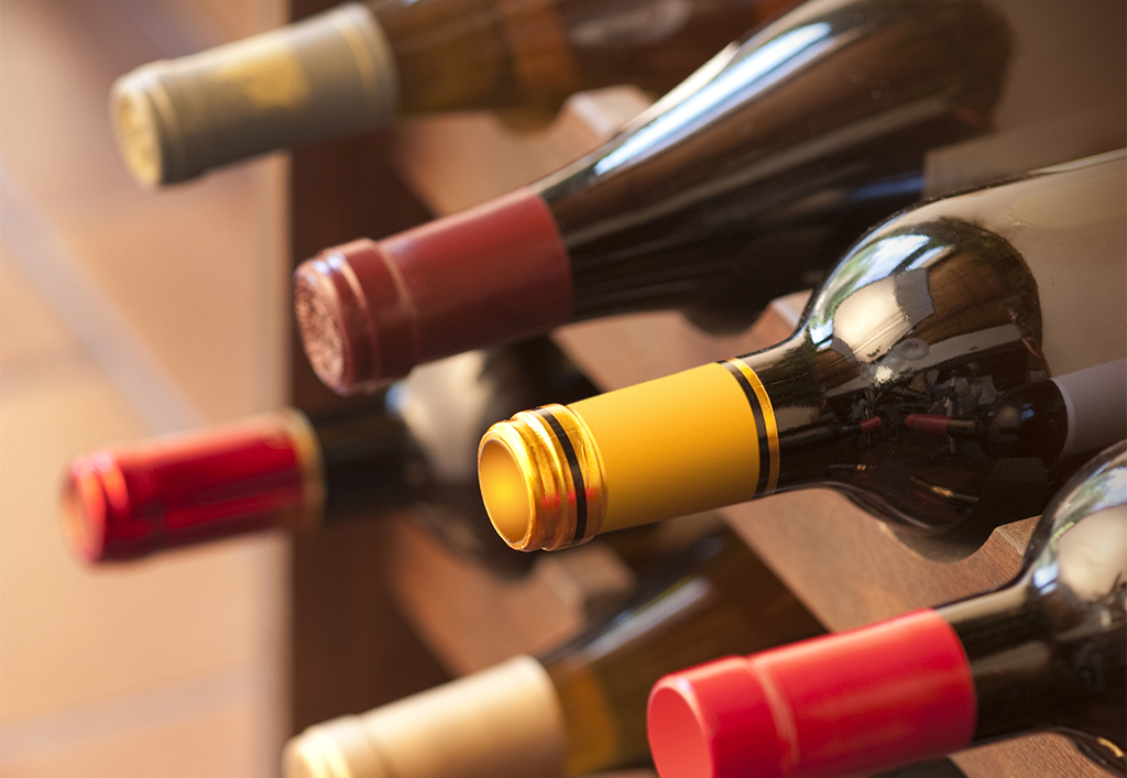 Keep your wine rack away from hot areas and store bottles on their side.
