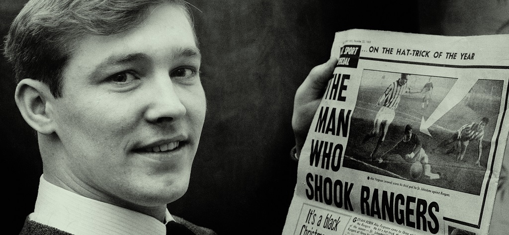 A young Sir Alex Ferguson (Photo: Mirrorpix)