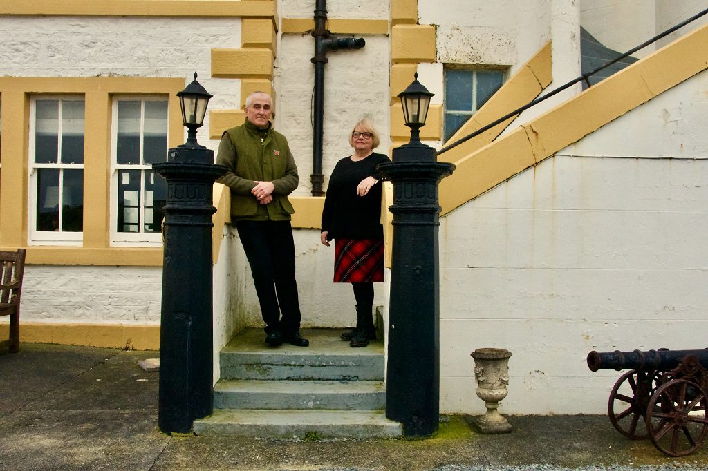 Helen and John, the new owners of Corsewall Lighthouse Hotel [Photo: Together]