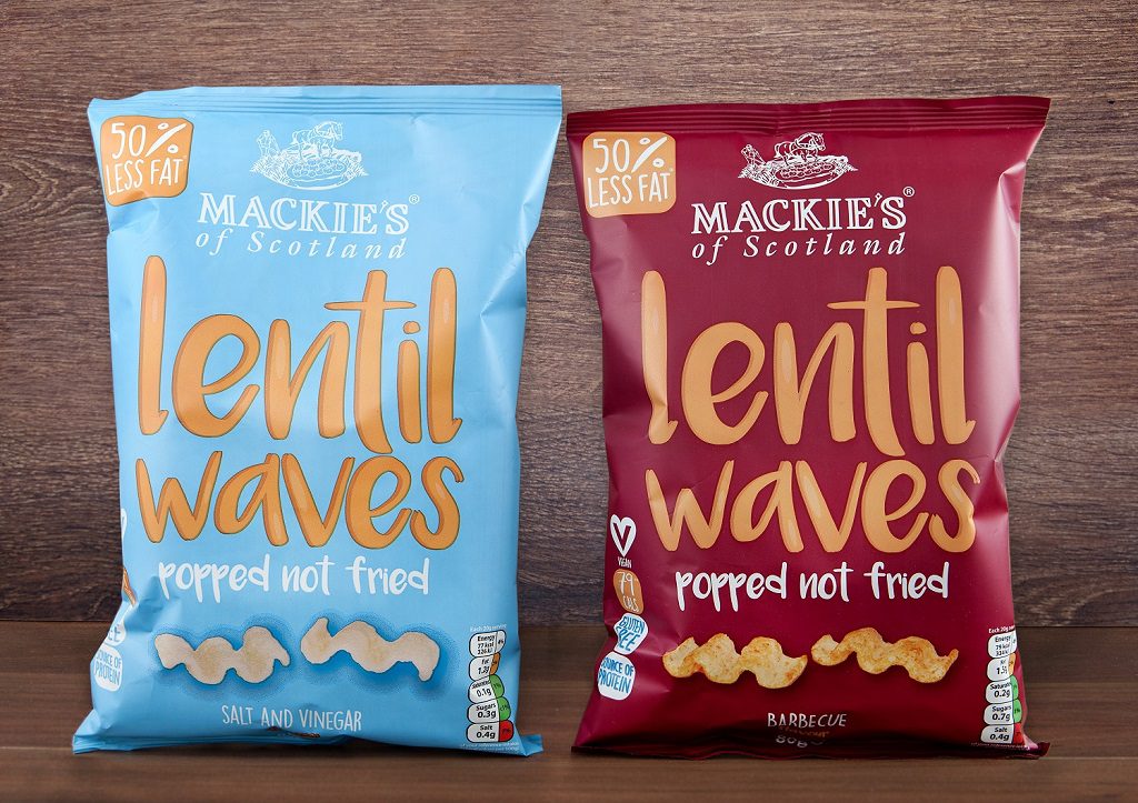 Lentil Waves by Mackies Taypack will be available in Lidl