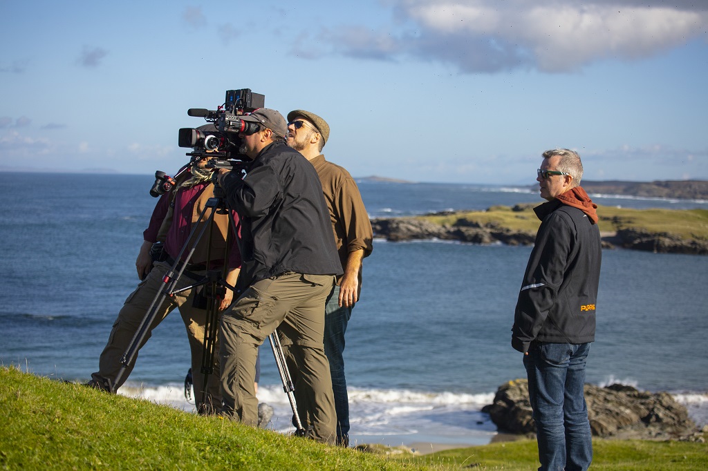 Shooting The Water of Life film [Photo: Alfonse Palaima]