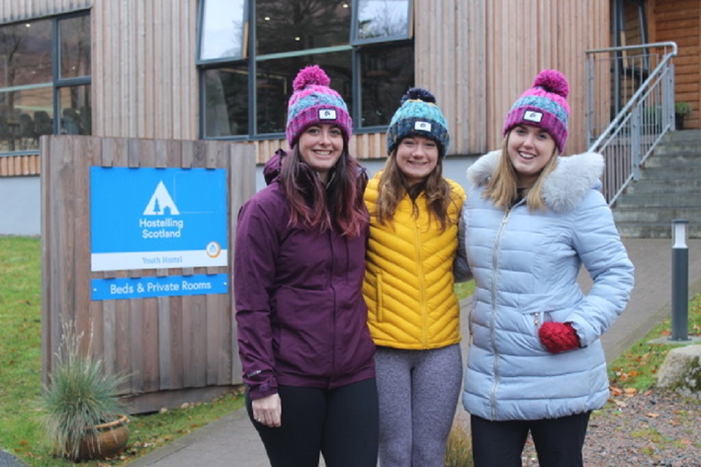 Young hostellers at Glen Nevis