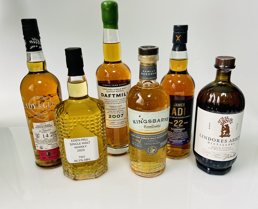 Some of the drams from Fife distilleries