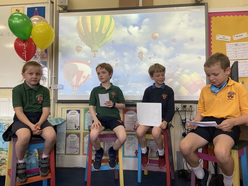 Morrison's Academy pupils quizzed people to answer their varied questions