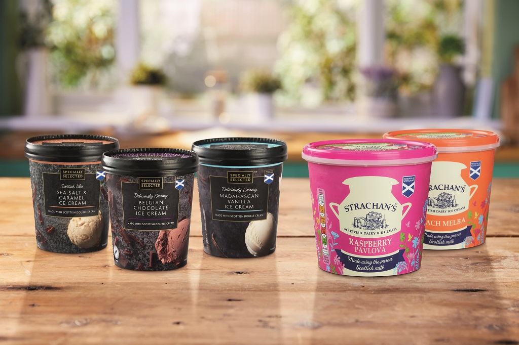 Aldi Scottish ice cream range 2