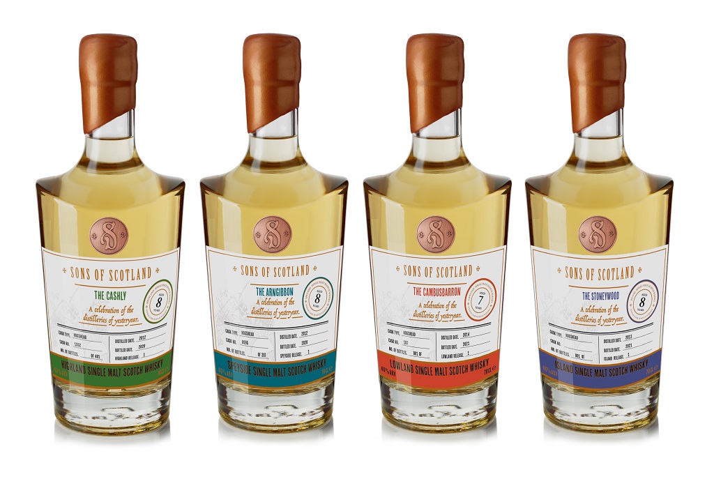 The Sons of Scotland whisky range