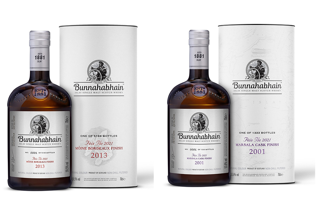 Two new releases from Bunnahabhain