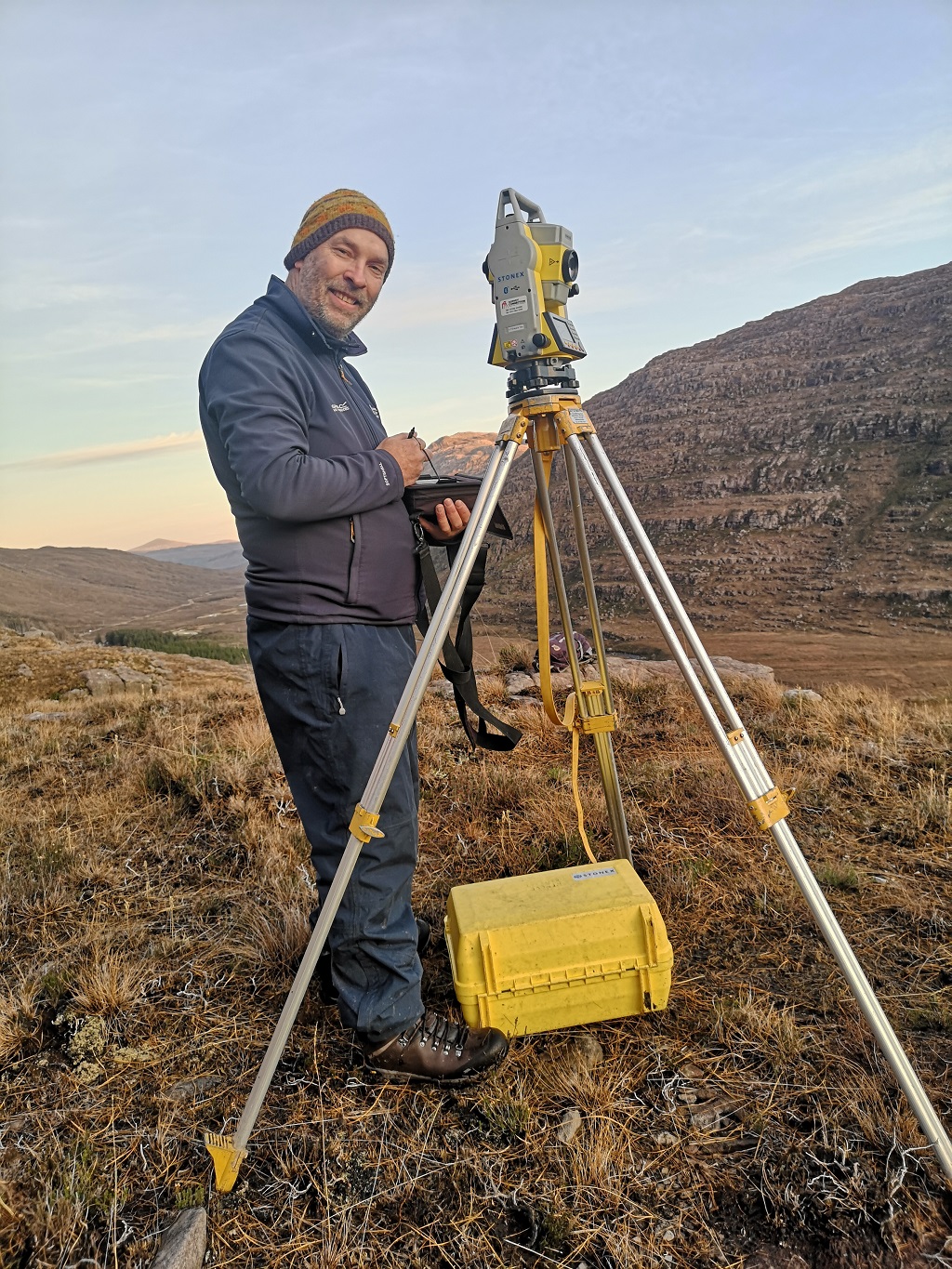 Derek Alexander, the National Trust for Scotland's head of archaeology in the field