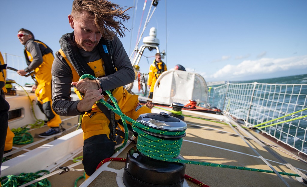 A young clipper crew mate (Photo: Matthew Dickens/imagecomms)