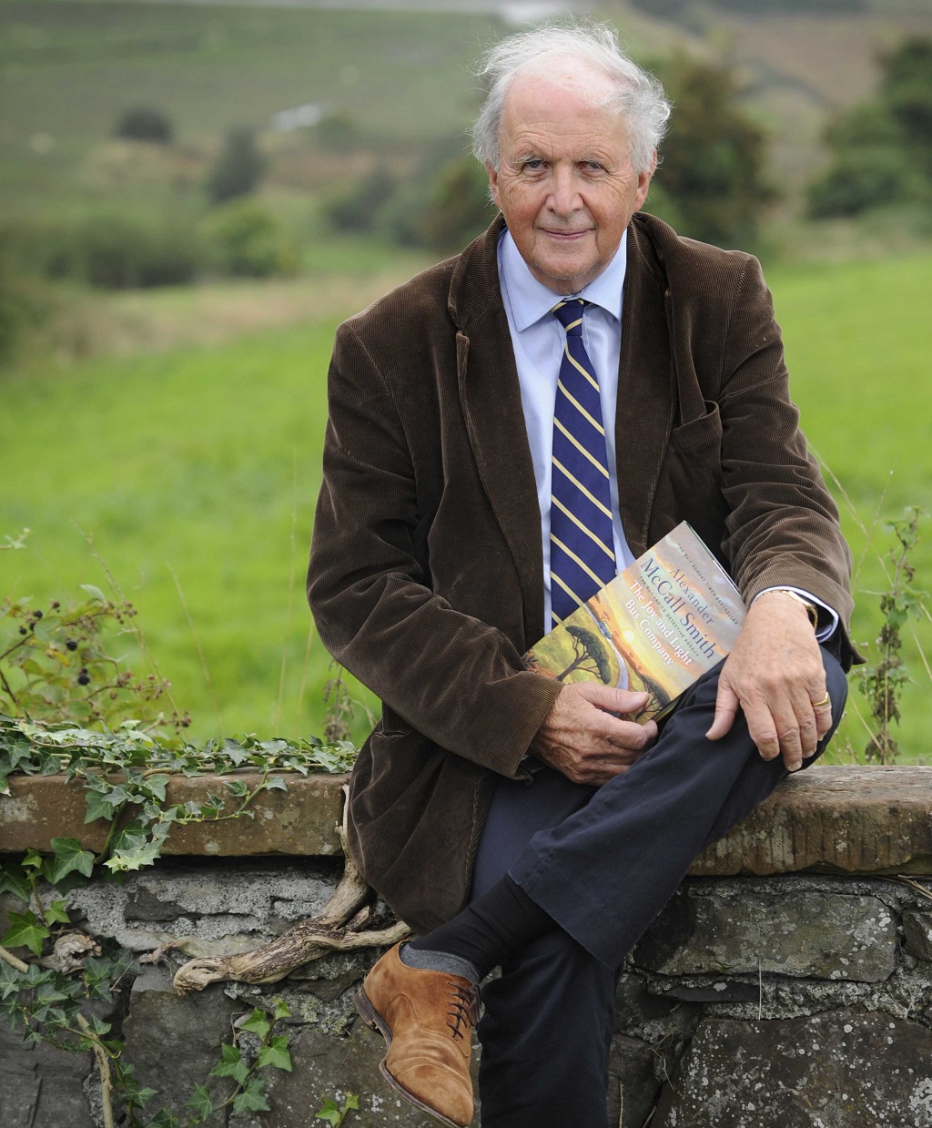 Alexander McCall Smith spoke about his writing at the Wigtown Book Festival (Photo: Colin Hattersley)