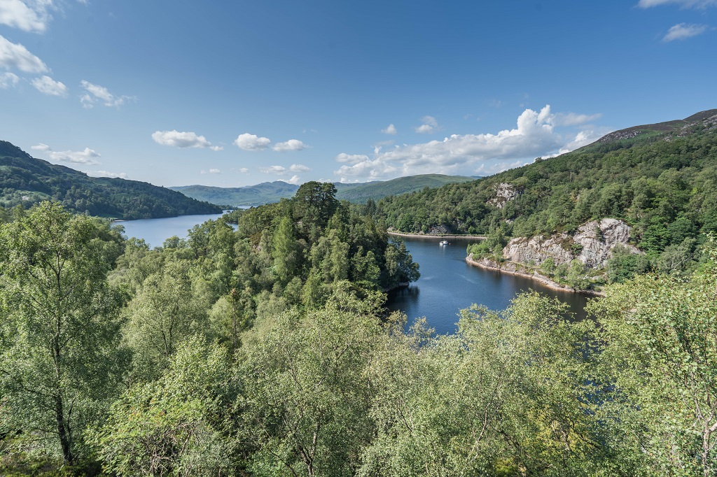 The amazing scenic view over Loch Katrine (Photo: Paul Saunders)