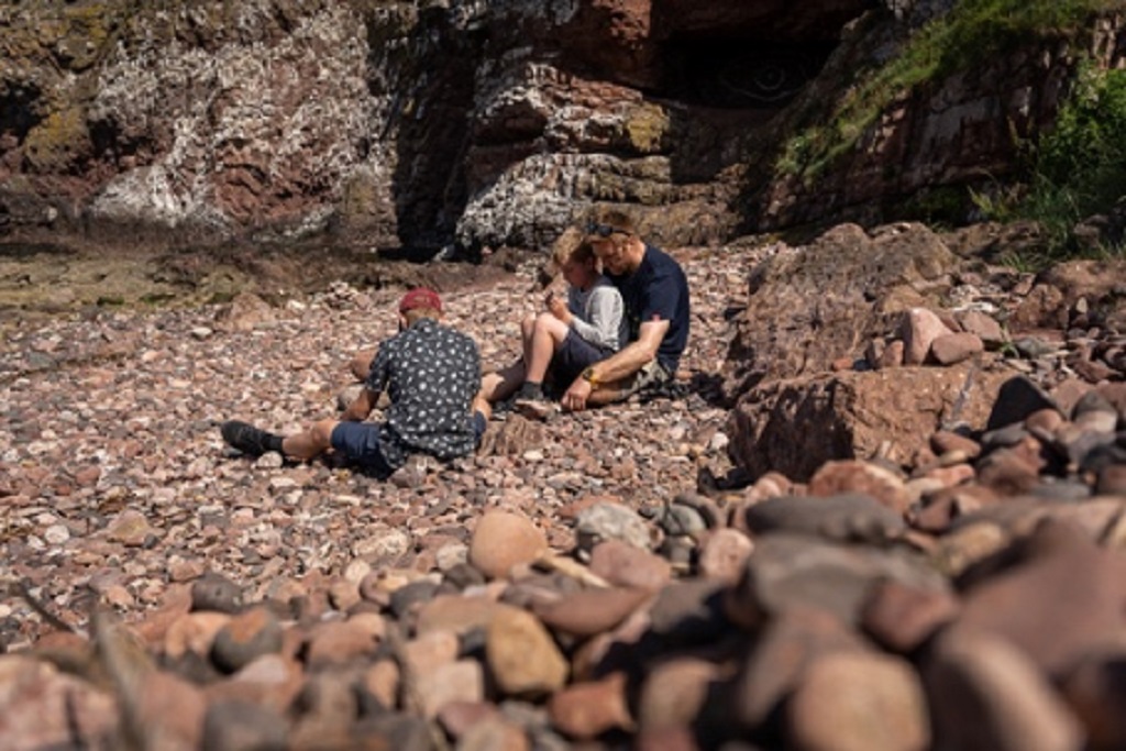 Family events are taking place on Scotland's beaches (Photo: Vivien Cumming)