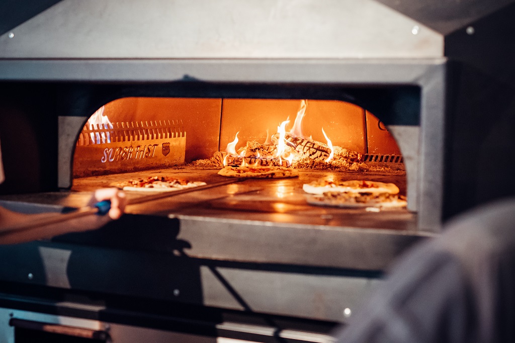 Freshly-made pizza to order at Pizza Punks