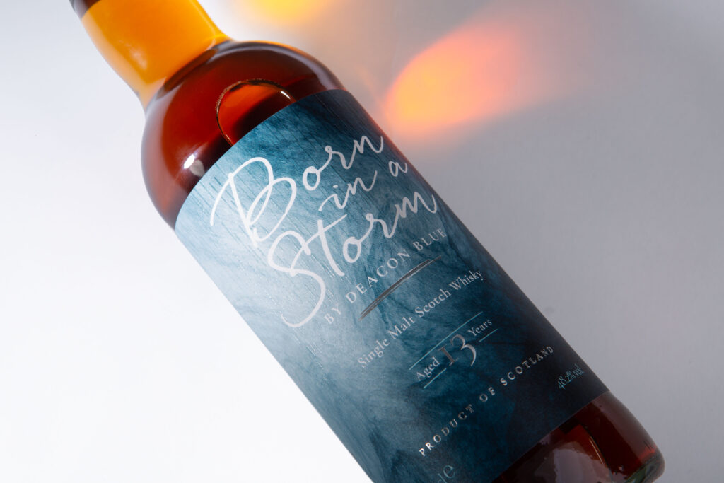 Born in a Storm whisky bottle