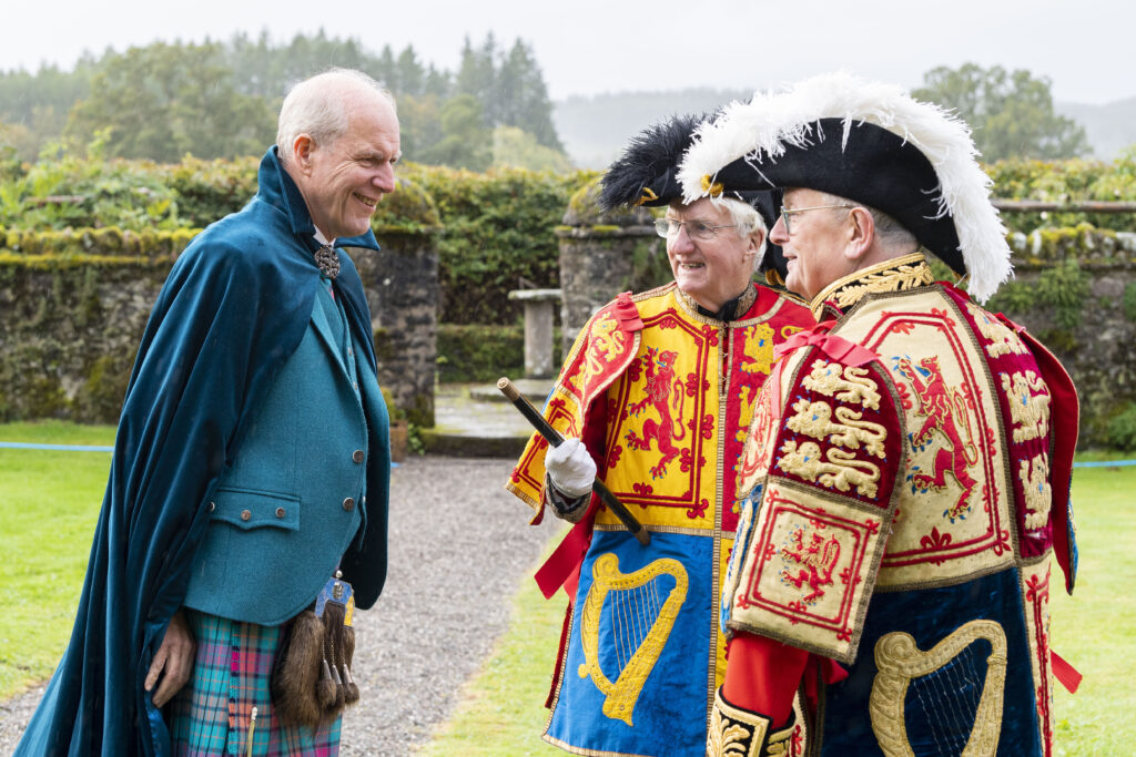 The new Clan Buchanan chief and the Lord Lyon