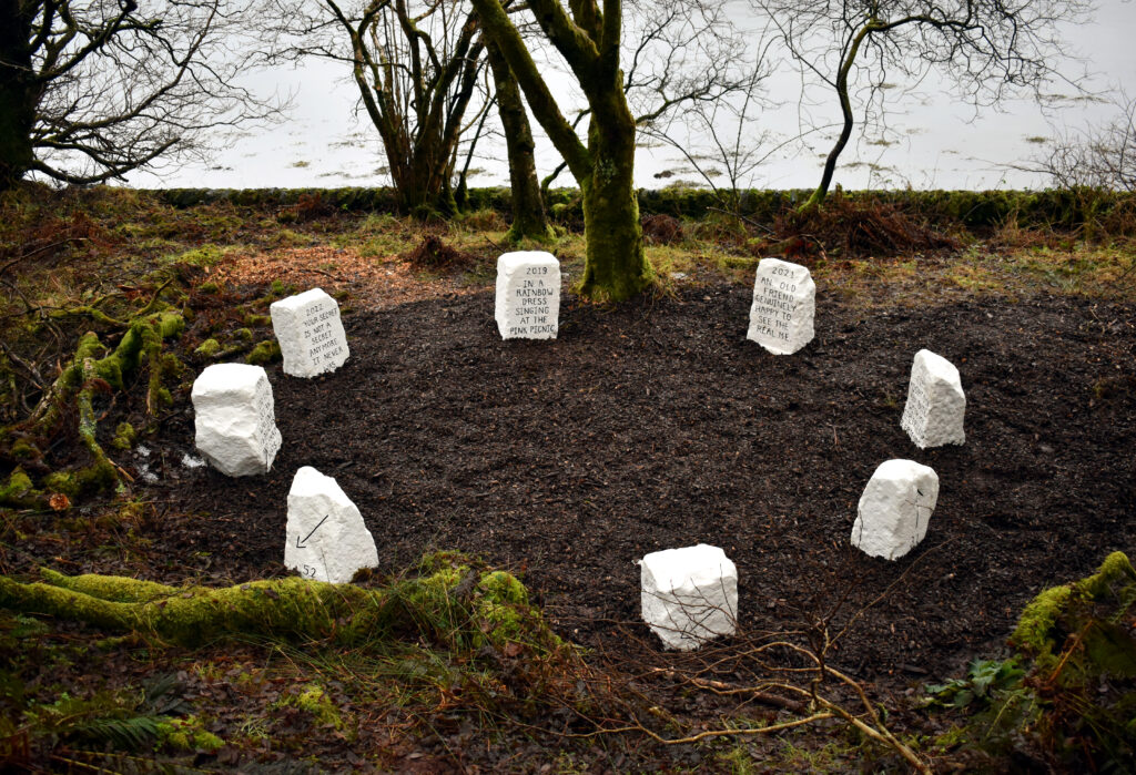 "The Milestone Circle" in the Bute Community Forest