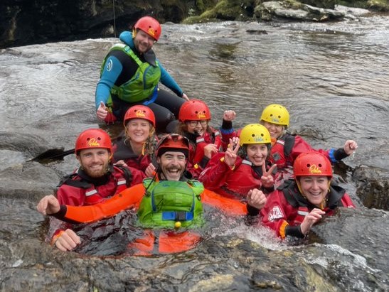 Gorge diving at Drimsynie Holiday Village