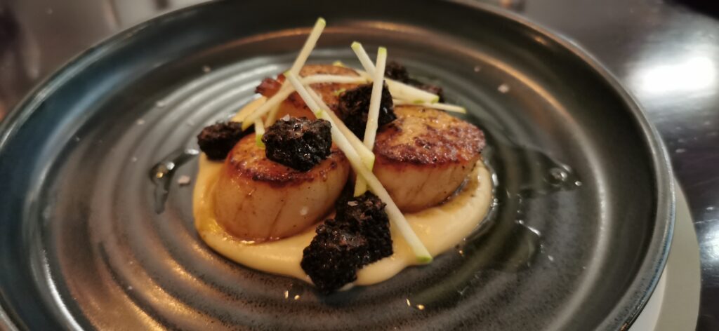 Scallops at Ralph & Finns