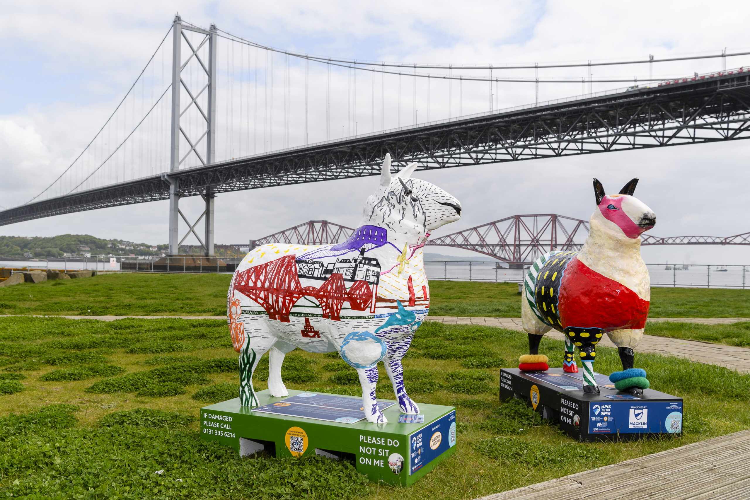**Pics free to use**
Port Edgar
Flock to the Show, the Royal Highland Show Flock are in their final locations of the nationwide art trail and will be in Edinburgh, the Lothians, and the Scottish Borders from 17 May - 4 June. Royal Highland Show takes place 22 - 25 June 2023."