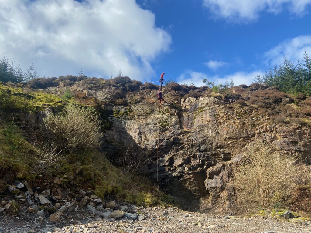 Abseiling with Drimsynie Holiday Village