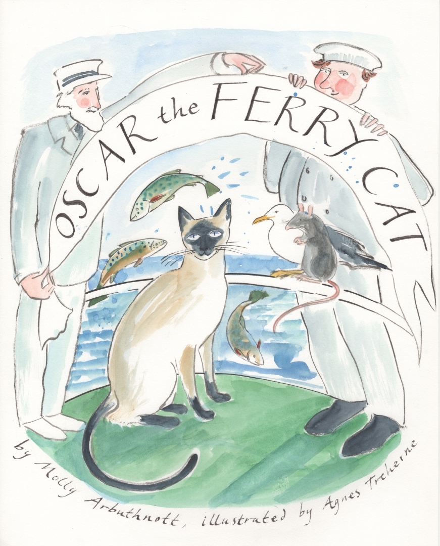Oscar the ferry cat