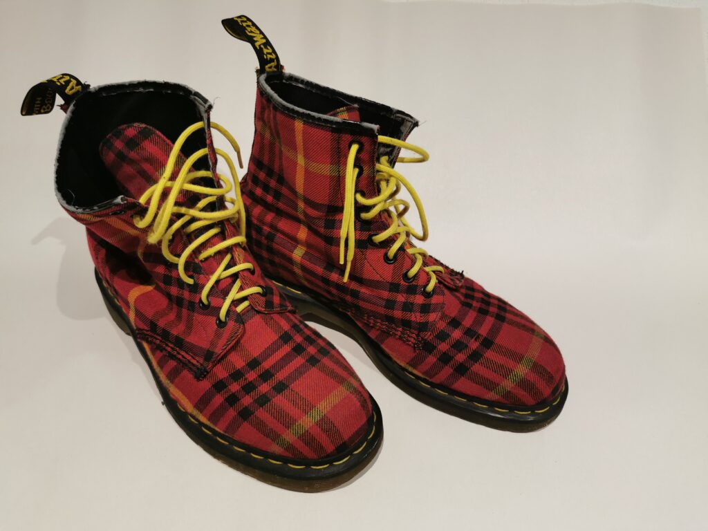 Tartan boots