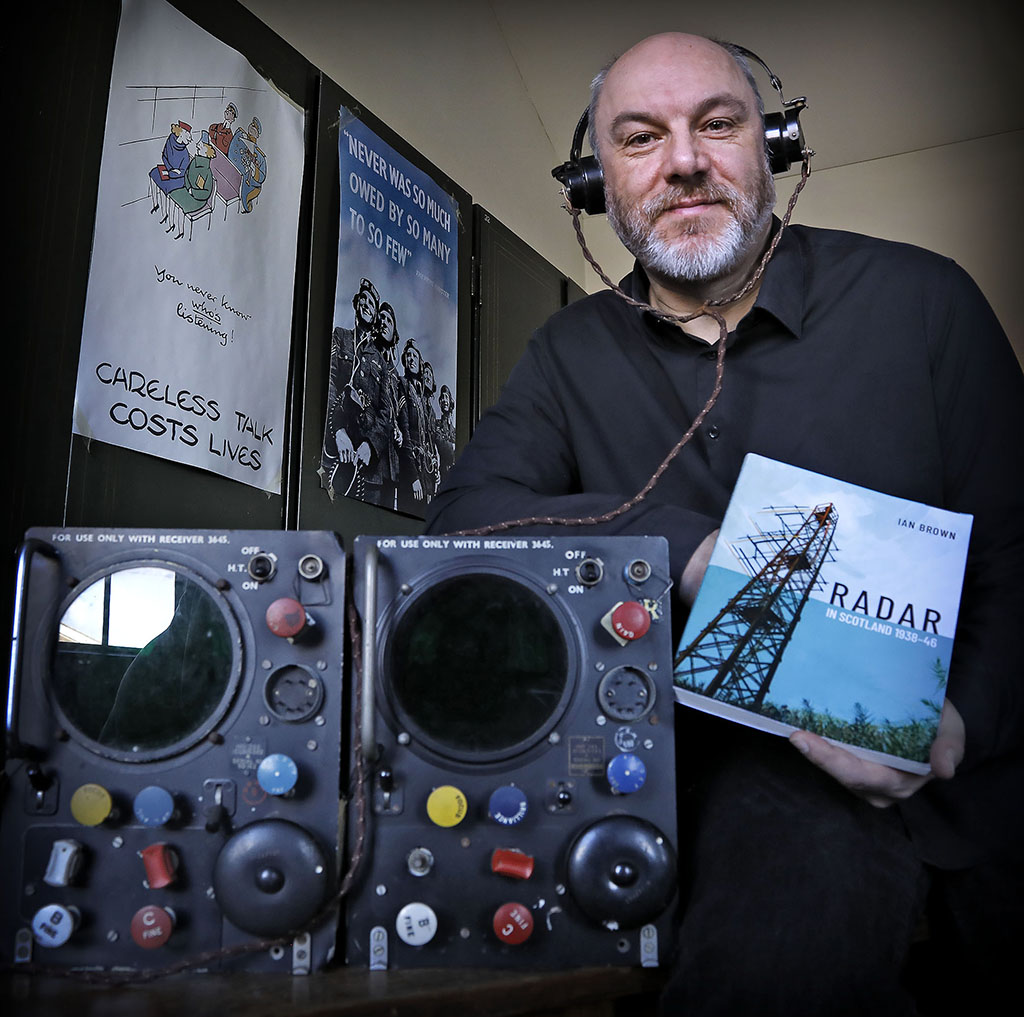 National Museum of Flight curator, Ian Brown examines a piece of Second World War radar equipment from the East Lothian attraction’s aviation collection as he launches his new book, Radar in Scotland: 1938-46.   The publication reveals the fascinating history of Scotland’s wartime radar stations and the vital role they played in the conflict.

Press release from Artisan PR: 07803 945043