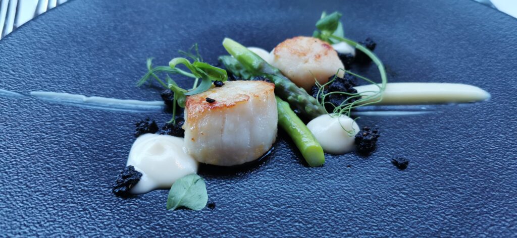 Scallops at Fairmont St Andrews hotel (Peter Rancombe)