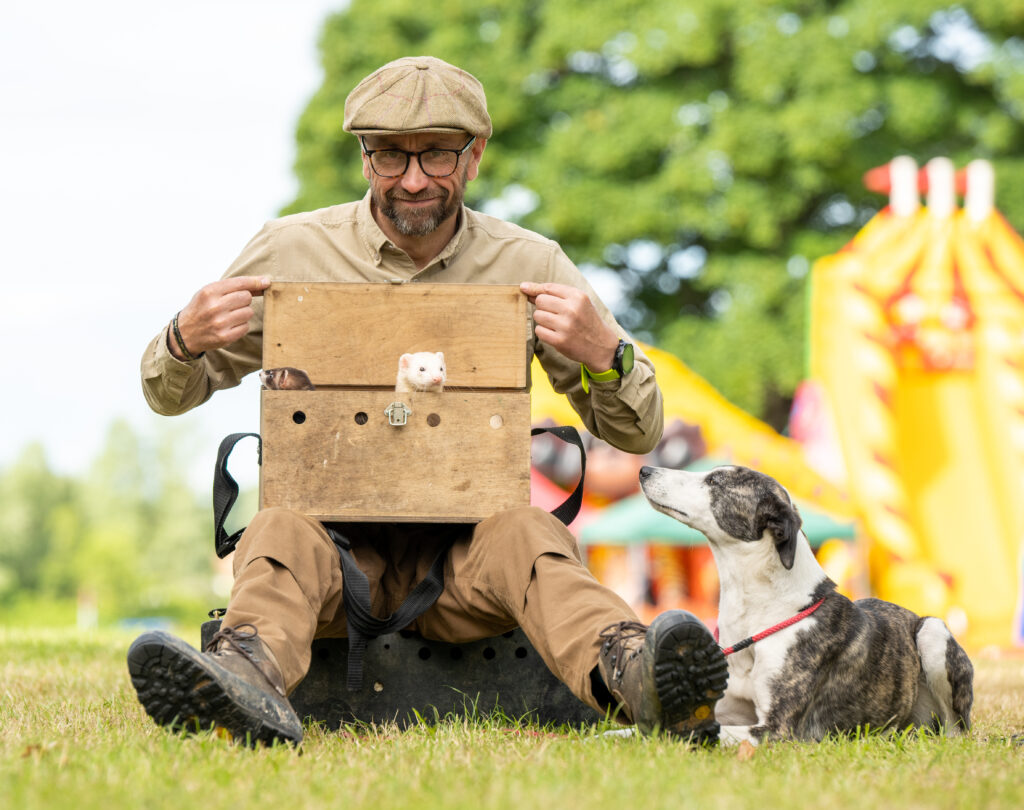 Scottish Game Fair - Simon Whitehead of Pakefield Ferrets