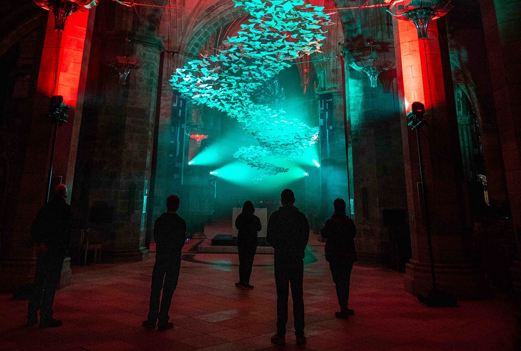 Press launch Les Colombes St Giles Cathedral EDINBURGH